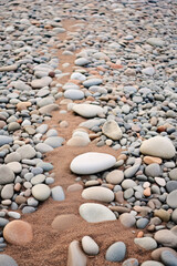 Poster - stones on the beach.