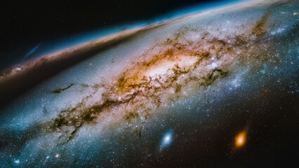 Wall Mural - abstract nebula. stardust. the far corners of the universe.