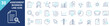© Yunus - Assessment icons Pixel perfect. Performance, evaluation, graphs. Collection of line icon Business Assessment.