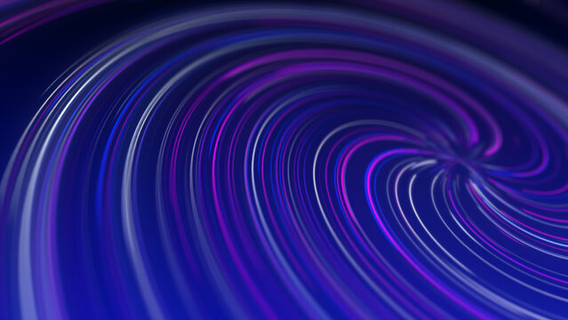 Purple, blue, white,, Abstract flat background design. A violet blue vortex of waves of light glowing in cosmic colors. Minimal circular rings for presentation, event, party text looping background.