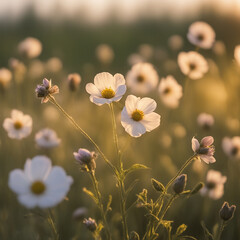 Canvas Print - flowers in the field