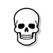 Human skull icon vector illustration eps10