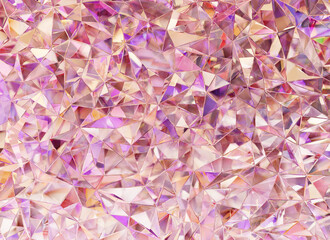 Wall Mural - Luxury Abstract Realistic Purple Crystal Texture Reflection Close Up Background 3D rendering	
