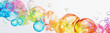 Colorful Soap Bubbles Panorama