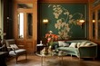 Classic Elegance: Art Nouveau Inspired Living Room Designs with Vintage Appeal