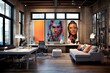 Urban Art Loft Office Designs: Cool Art & Urban Loft Design Inspirations