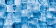 A many blue ice cubes pattern.