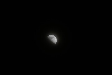 glowing moon