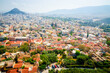 Panoramic view of  Athens from Acropolis Hill, Greece.