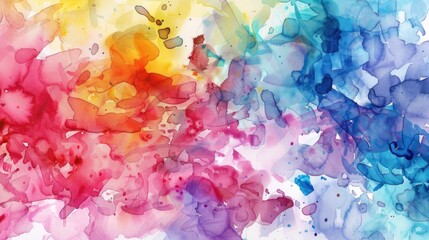 Poster - Abstract background created with watercolor painting