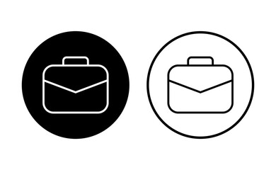 Wall Mural - Briefcase icon set. suitcase icon. luggage symbol.