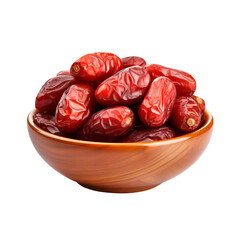 Natural Jujube Dried Jujube Isolated On White Background 