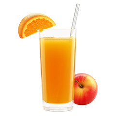 Wall Mural - Tasty Jwala Fruit juice  Isolated On White Background