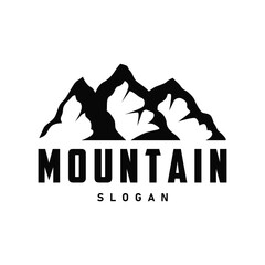 Wall Mural - Mountain Logo, Nature Landscape Vector, Premium Elegant Simple Design, Illustration Symbol Template Icon