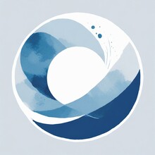Logo Marin En Aquarelle Dessin Et Peinture En Ia