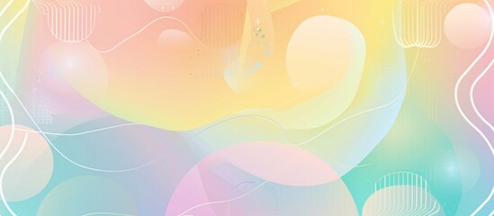 Wall Mural - Abstract Pastel Colours Background