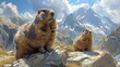 Marmot species found in the Alpine region