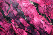 Rhodonite texture background. Abstract colorful marble pattern with black, purple and gold veins