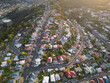 Hobart, Australia: Aerial view of a residential district of Hobart, Tasmania main city in Australia