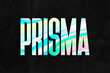 Holographic Text Effect. iridescent text effect. prismatic text effect