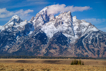 Wall Mural - Grand Teton Cloud