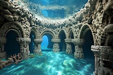Sea Sponge Paradise: Lost City Of Atlantis Pool Designs With Thermal Water Jets