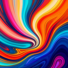 Wall Mural - Abstract coloring background of the gradient with visual wave,twirl and lighting effects