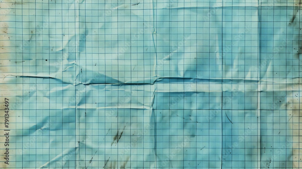 Vintage blue graph paper texture background evokes nostalgia and memory ...