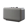 © S A H I N  - grey wireless portable speaker, png file of isolated cutout object with shadow on transparent background.