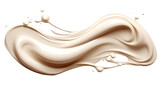 Fototapeta  - white Chocolate Splash On a transparent background.
