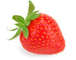 strawberry isolated on white background. clipping path
