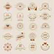 Made with love. Badges for hand made designs made with love crafting logos recent vector templates