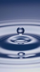 Wall Mural - falling drop of water slow motion