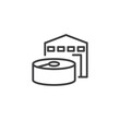 © alekseyvanin - Water Treatment Plant line icon