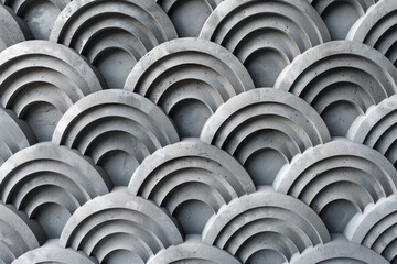 Wall Mural - sophisticated abstract 3d pattern. japanese and scandinavian style. background image. created with g