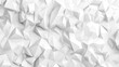 3d white background texture simulating a rectangular sheet of crumpled white paper. Geometric 3d illustration backdrop or substrate for graphic design
