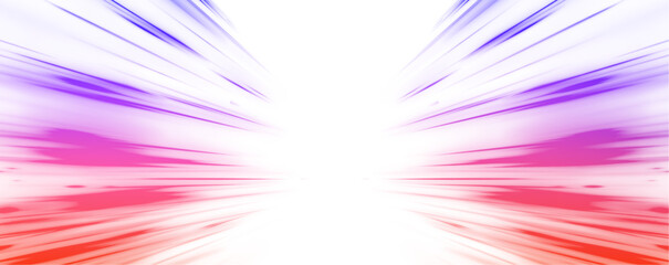 Aufkleber - Abstract neon rays of light on a transparent background in PNG format. Purple speeds on the expressway. Sport car is made of polygons, lines and connected dots.	