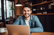 © Tetiana - AI generated picture of business person work from home using laptop