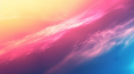 Sticker - A colorful background with a blue and pink stripe