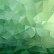 Green abstract background with low poly design, vector illustration in the style of green color palette with copy space for photo text or product, blank empty copyspace 