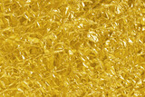 Fototapeta Desenie - Gold foil leaf shiny texture, abstract yellow wrapping paper for background and design art work.