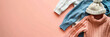knitted clothing web banner