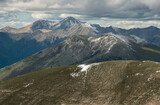 Fototapeta Do pokoju - Picturesque panorama from the summit of Monte Calvo in Abruzzo during spring day, Italy
