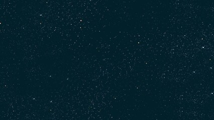 Wall Mural - night sky moves behind the stars