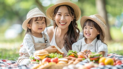 Poster - A serene family illustration