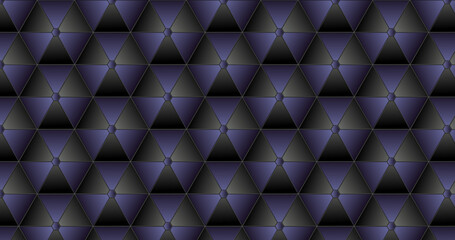 Wall Mural - Honeyomb yellow black abstract 3d hexagon background. blue geometric pattern on black background. Black gray geometric hexagonal abstract background.