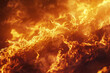 A close-up view of a realistic fire illustration, showcasing the intricate details and warm glow of the flames against a solid backdrop.