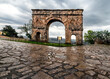 Roman arch in Medinacelli. Soria. Spain. Europe.