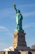 View of statue of liberty in New York City (USA)