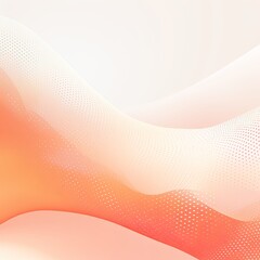Wall Mural - Peach background with a gradient and halftone pattern of dots. High resolution vector illustration in the style of professional photography.